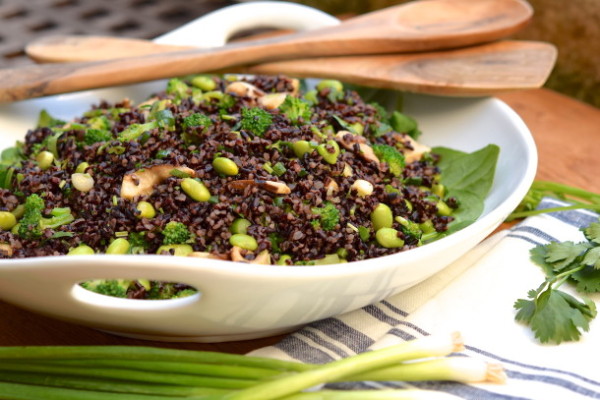 Black Rice Salad with Edamame Recipe - Pamela Salzman