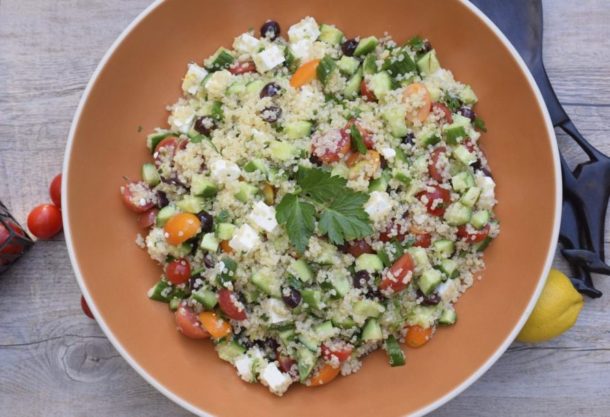 Mediterranean Quinoa Salad|Pamela Salzman
