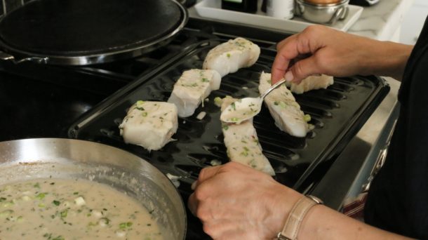  Flétan Sauvage à la sauce à la noix de coco Thaïlandaise / Pamela Salzman 