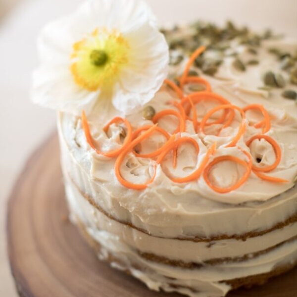 Grain-Free Carrot Cake with Cream Cheese Frosting | Pamela Salzman