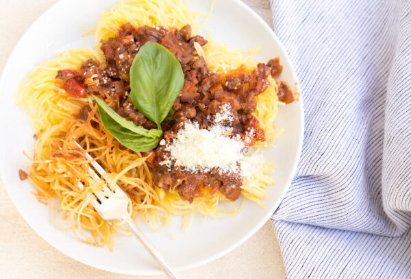 Vegan Bolognese with Spaghetti Squash | Pamela Salzman