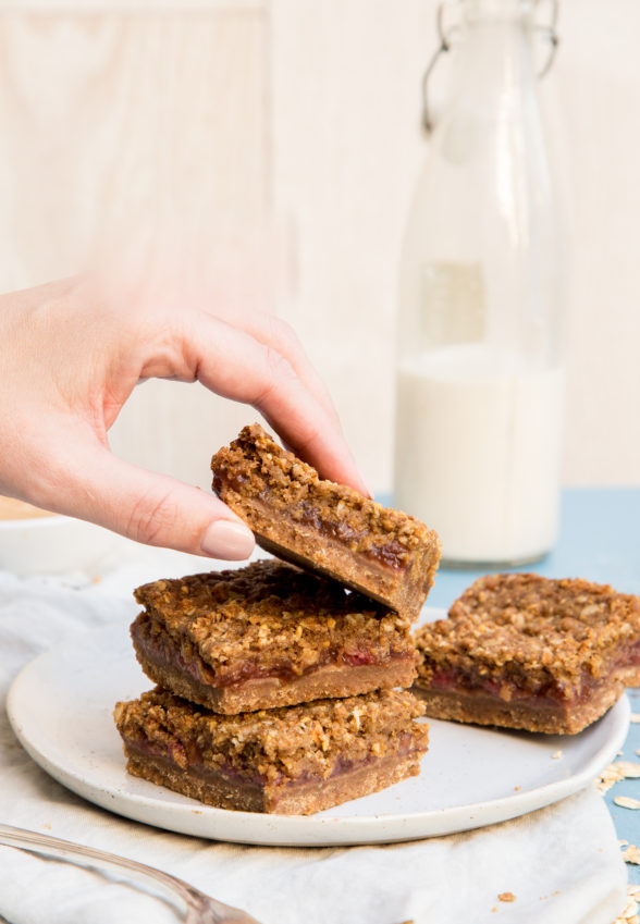 Peanut Butter Jelly Crumble Bars | Pamela Salzman