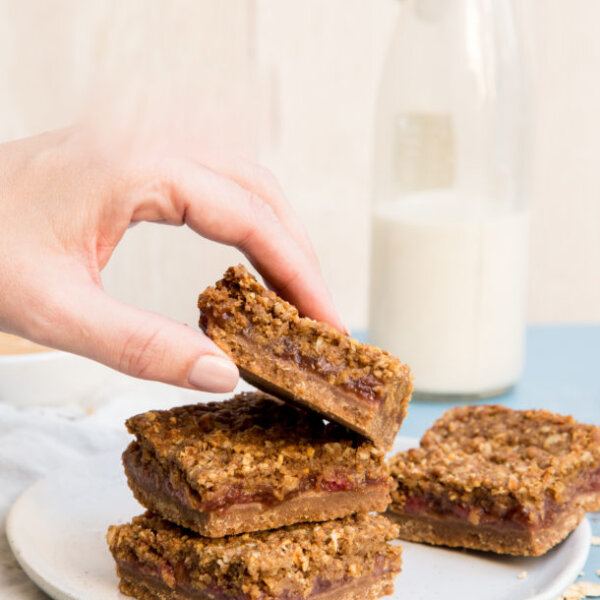 Peanut Butter Jelly Crumble Bars | Pamela Salzman