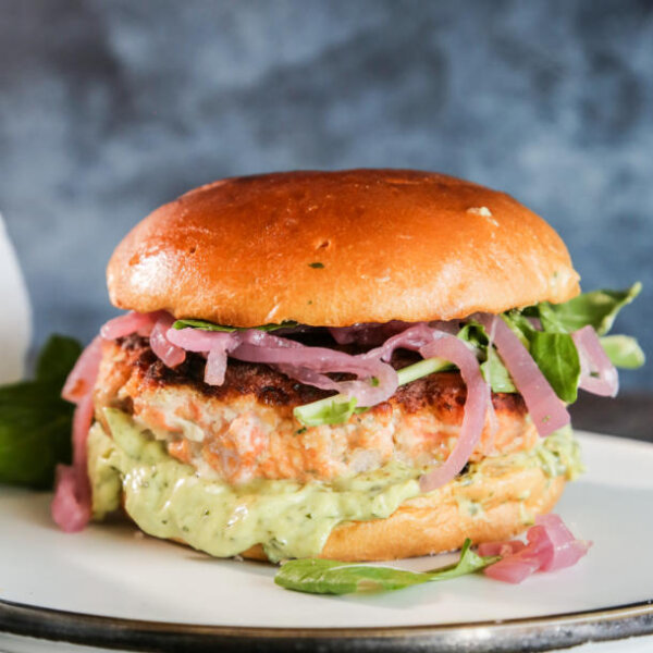 Wild Salmon Burgers | Pamela Salzman