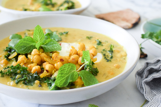 Spiced Chickpea Stew With Coconut And Turmeric Pamela Salzman