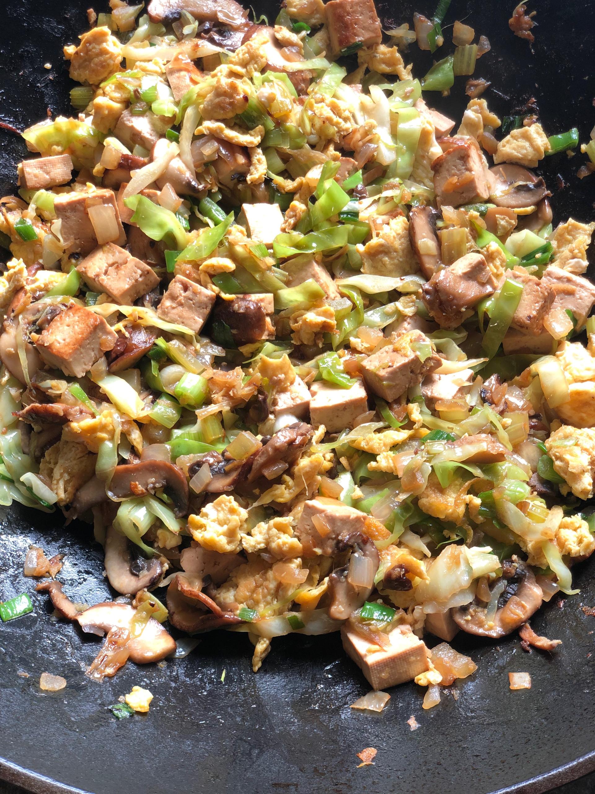 Moo Shu Vegetable Lettuce Wraps with Peanut Sauce Recipe - Pamela Salzman