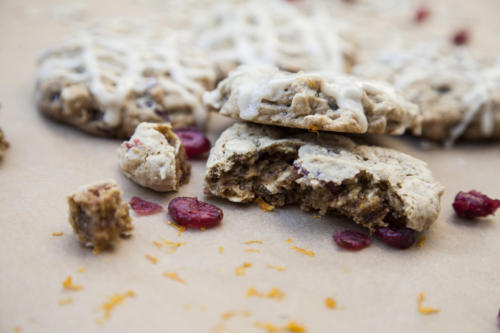 Vegan Cranberry-Orange Oatmeal Cookies | pamelasalzman.com