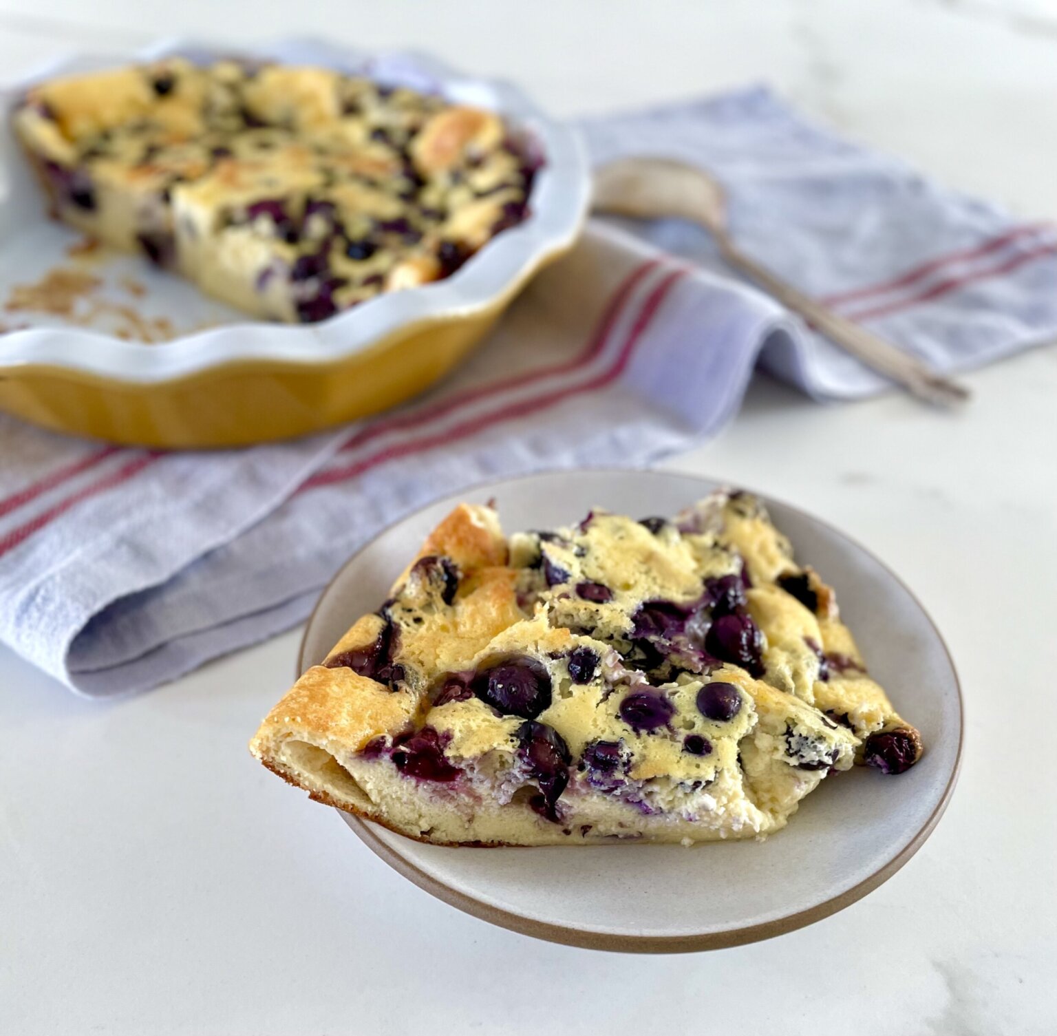 Lemon-Ricotta Soufflé with Blueberries Recipe - Pamela Salzman