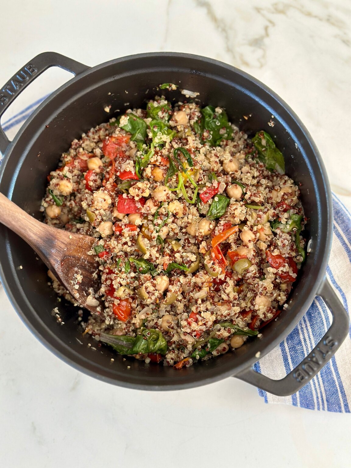 One Pot Mediterranean Quinoa Recipe - Pamela Salzman