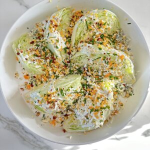 Wedge Salad with Creamy Dressing Recipe