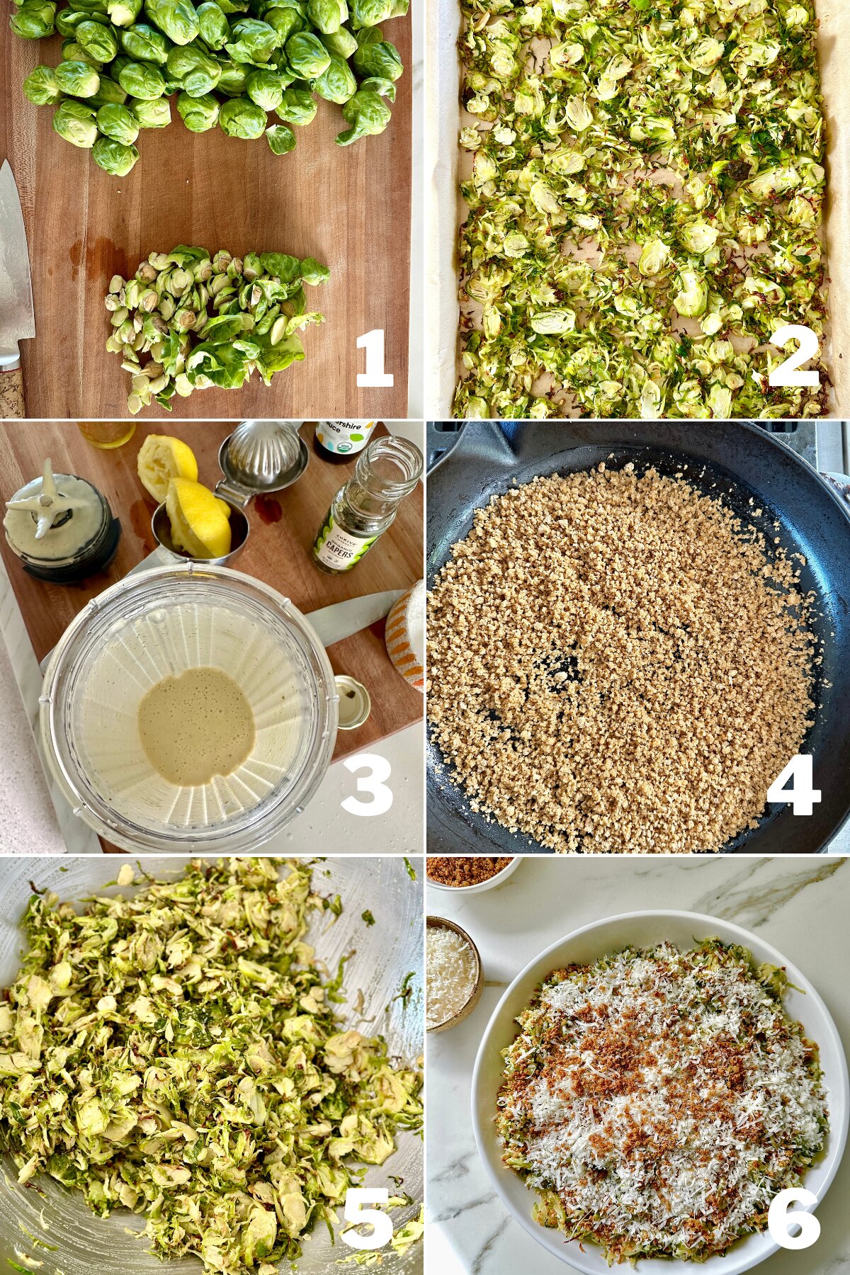 numbered step by step photos showing how to make this recipe 