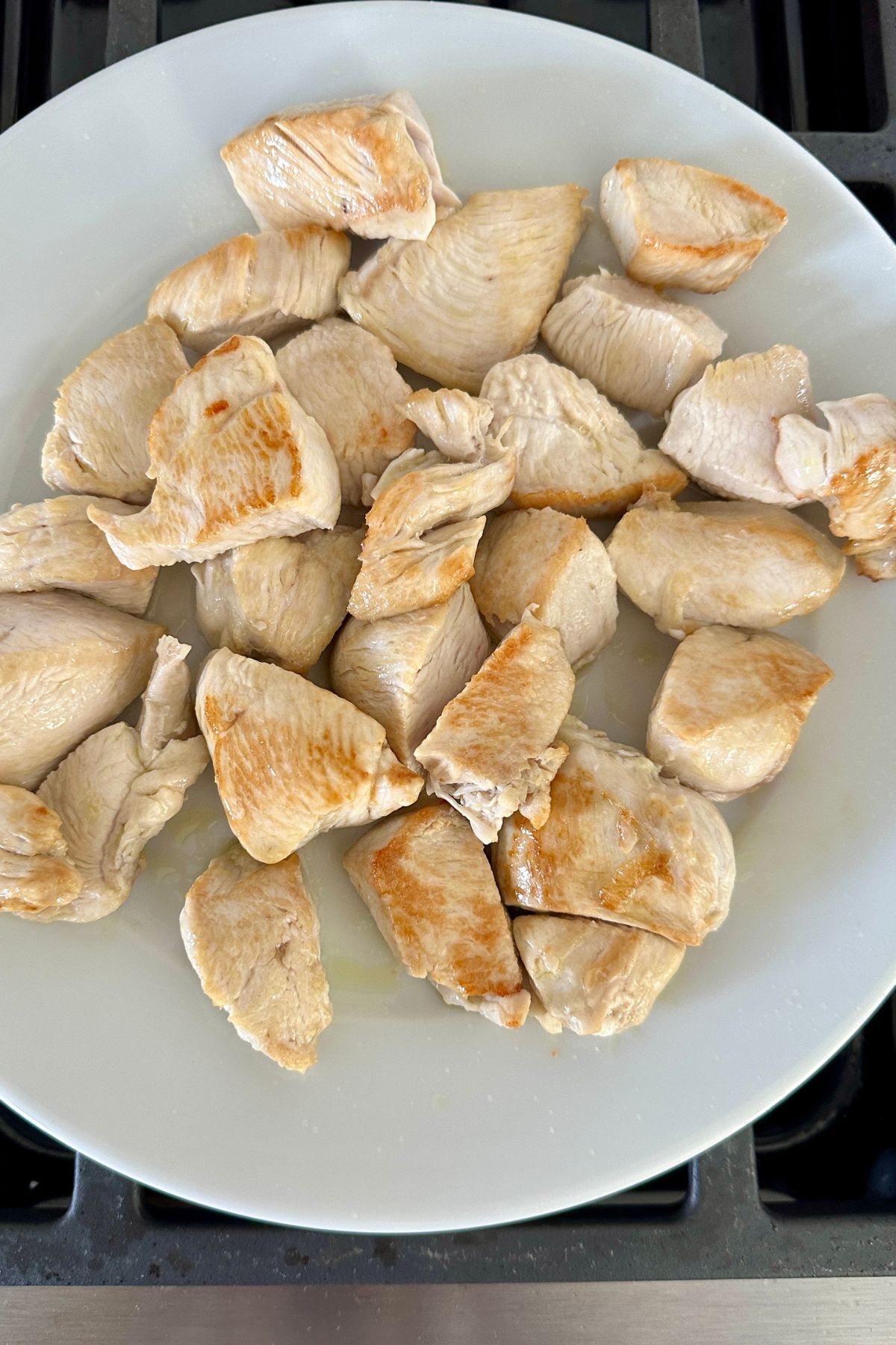 chicken cut into bite sized pieces