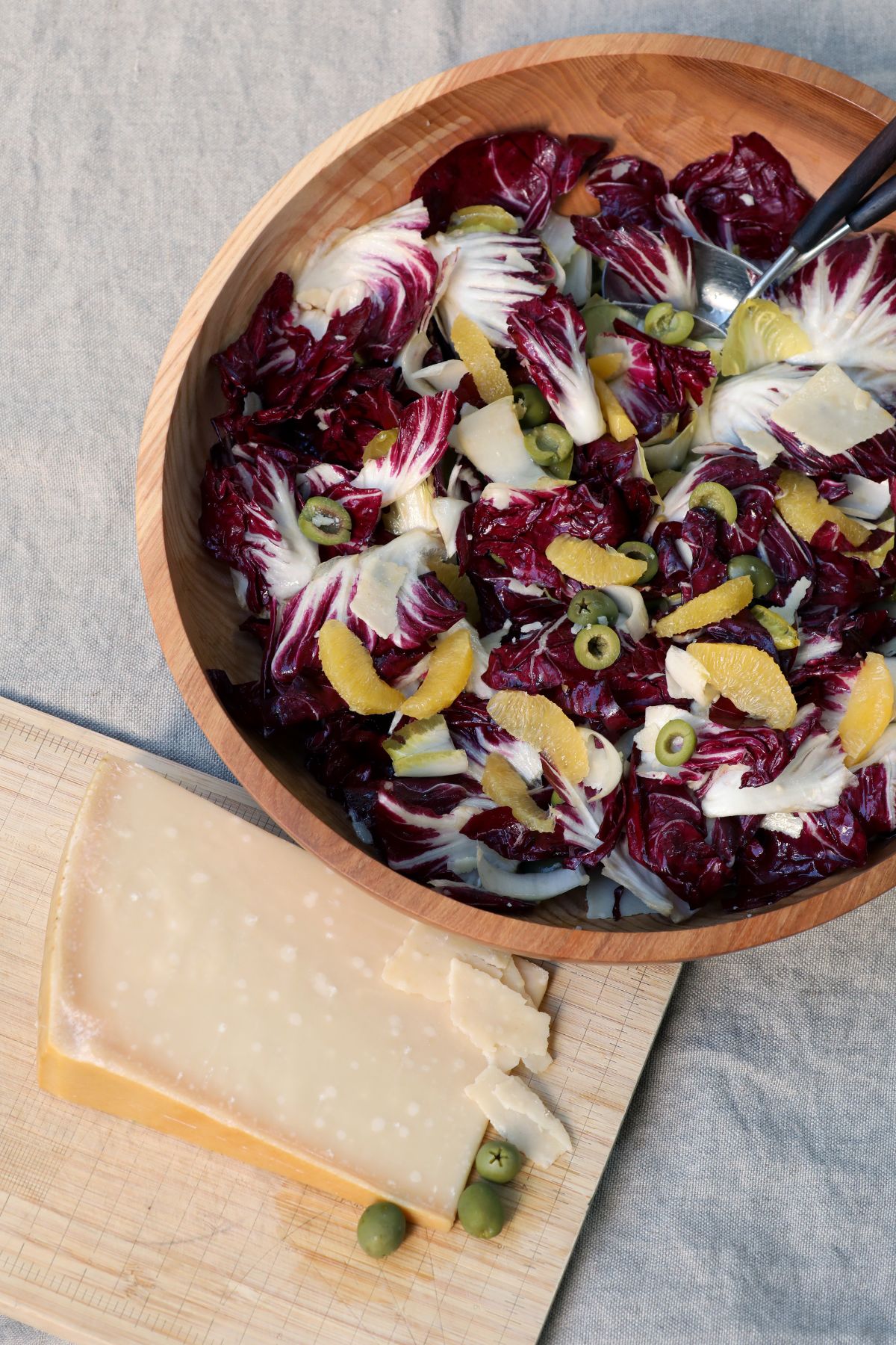 bowl of salad with all ingredients, ready to eat